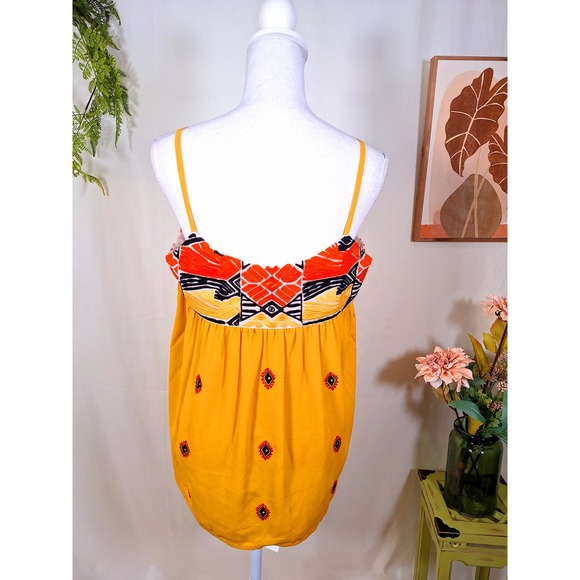 THML Women's Blouse Embroidered Size Medium - Picture 3 of 9